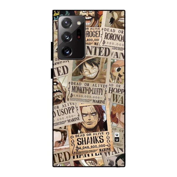 One Piece Most Wanted Metal Back Case for Galaxy Note 20 Ultra