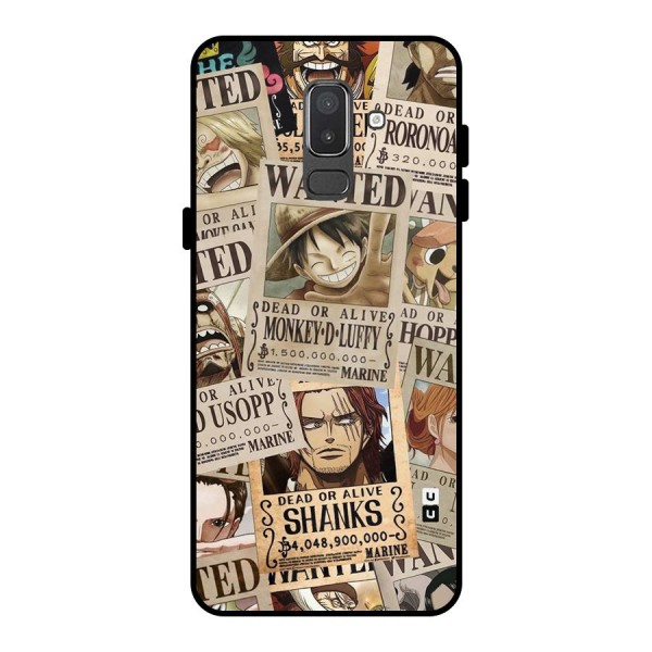 One Piece Most Wanted Metal Back Case for Galaxy On8 (2018)