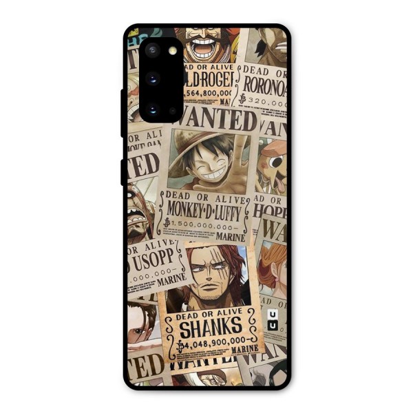 One Piece Most Wanted Metal Back Case for Galaxy S20