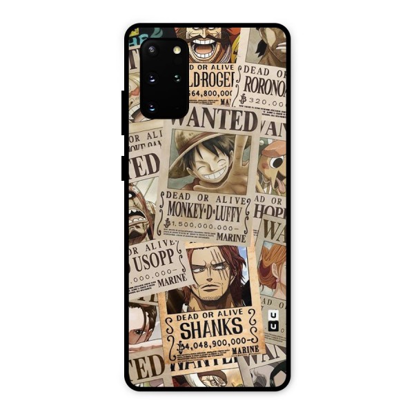 One Piece Most Wanted Metal Back Case for Galaxy S20 Plus