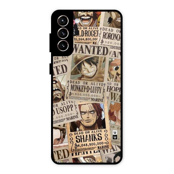 One Piece Most Wanted Metal Back Case for Galaxy S21 Plus