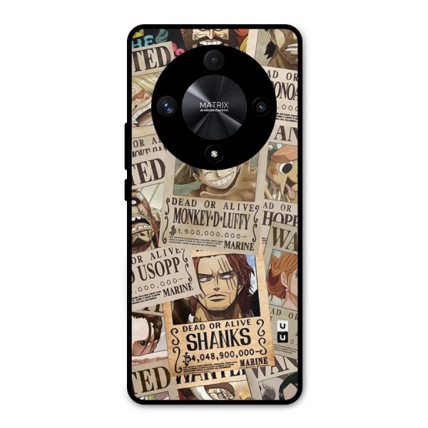 One Piece Most Wanted Metal Back Case for Honor X9b