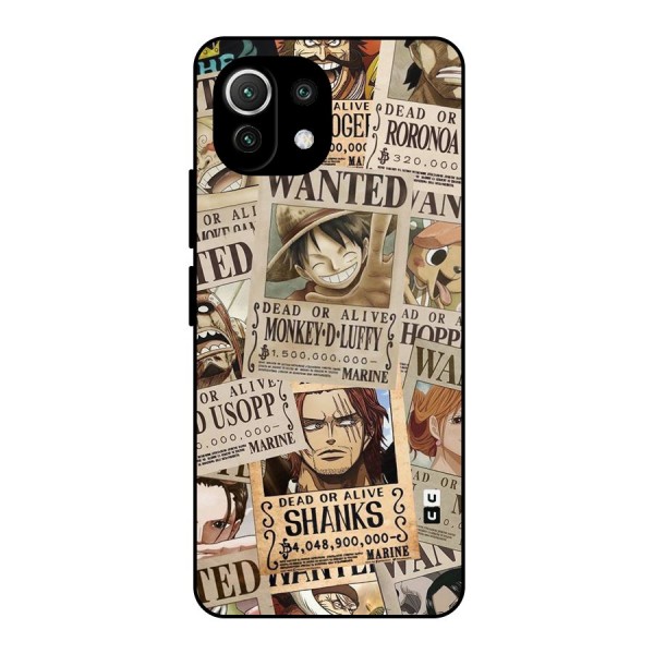 One Piece Most Wanted Metal Back Case for Mi 11 Lite