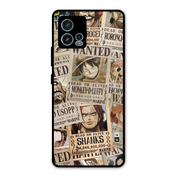 One Piece Most Wanted Metal Back Case for Moto G72