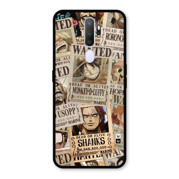 One Piece Most Wanted Metal Back Case for Oppo A5 (2020)