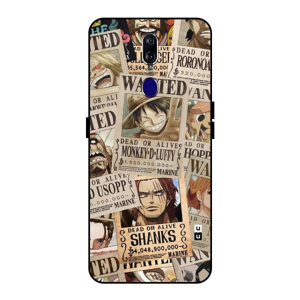 One Piece Most Wanted Metal Back Case for Oppo F11