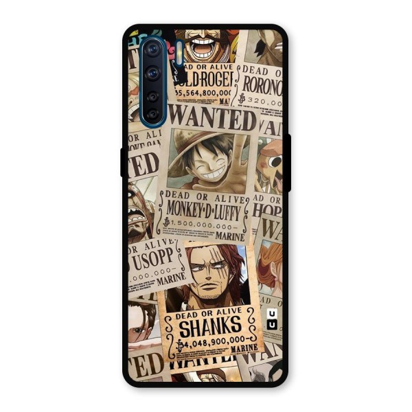 One Piece Most Wanted Metal Back Case for Oppo F15