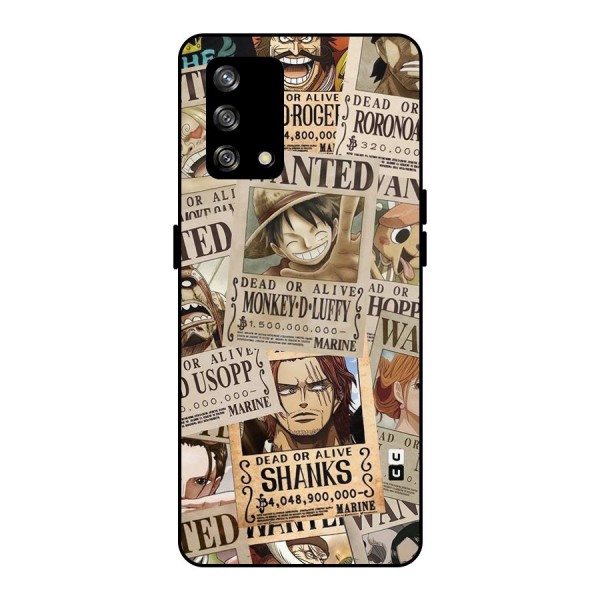 One Piece Most Wanted Metal Back Case for Oppo F19