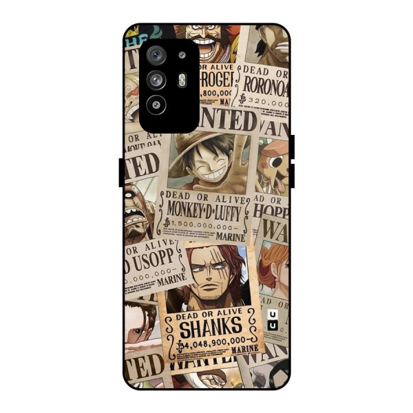 One Piece Most Wanted Metal Back Case for Oppo F19 Pro Plus 5G