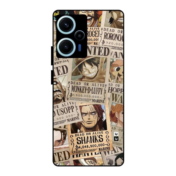 One Piece Most Wanted Metal Back Case for Poco F5