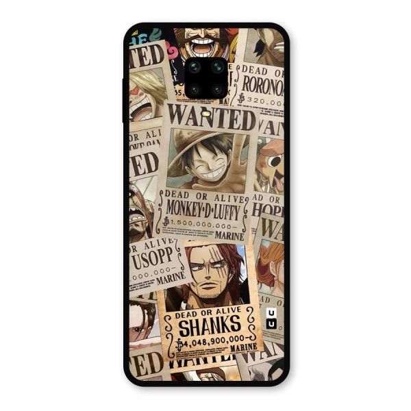 One Piece Most Wanted Metal Back Case for Poco M2 Pro