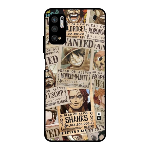 One Piece Most Wanted Metal Back Case for Poco M3 Pro 5G
