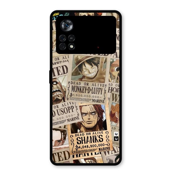 One Piece Most Wanted Metal Back Case for Poco X4 Pro 5G