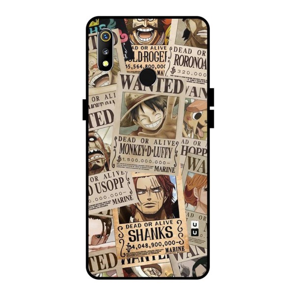 One Piece Most Wanted Metal Back Case for Realme 3