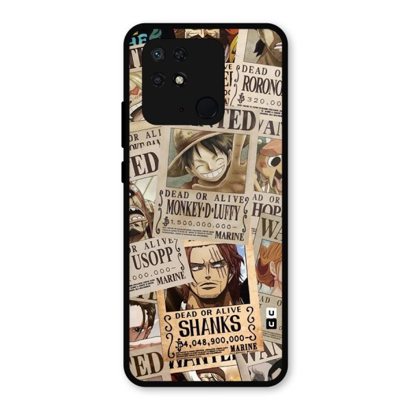 One Piece Most Wanted Metal Back Case for Redmi 10