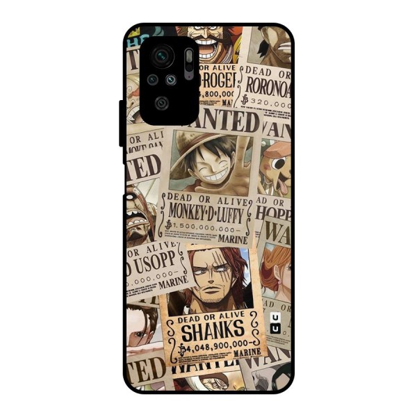 One Piece Most Wanted Metal Back Case for Redmi Note 10