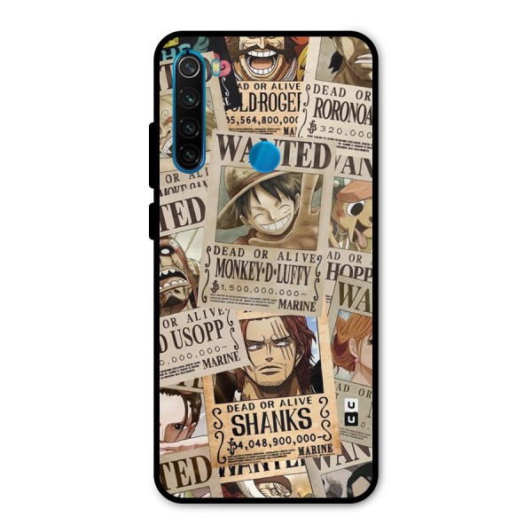 One Piece Most Wanted Metal Back Case for Redmi Note 8