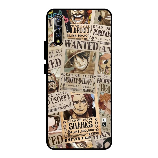 One Piece Most Wanted Metal Back Case for Vivo S1
