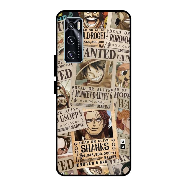 One Piece Most Wanted Metal Back Case for Vivo V20 SE