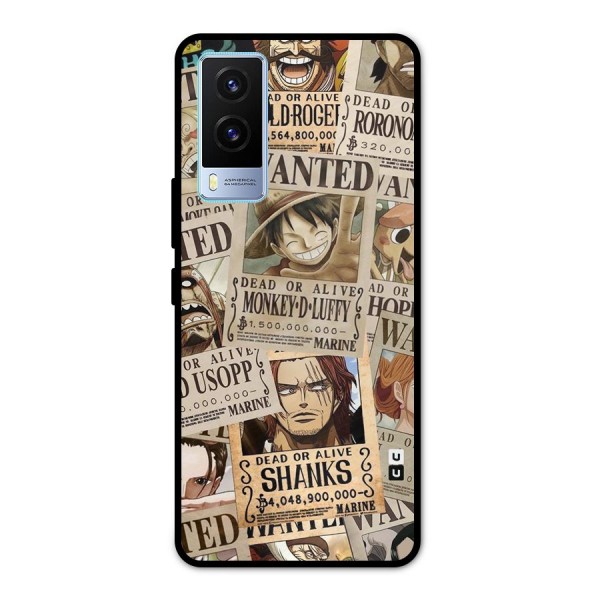 One Piece Most Wanted Metal Back Case for Vivo V21e 5G