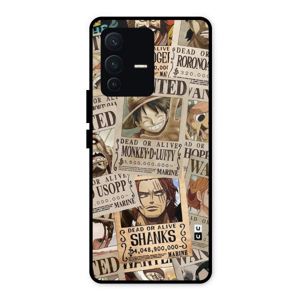 One Piece Most Wanted Metal Back Case for Vivo V23 5G