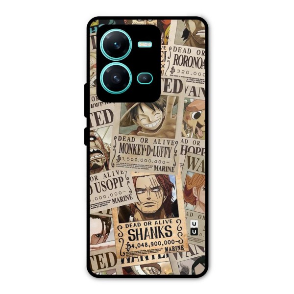 One Piece Most Wanted Metal Back Case for Vivo V25