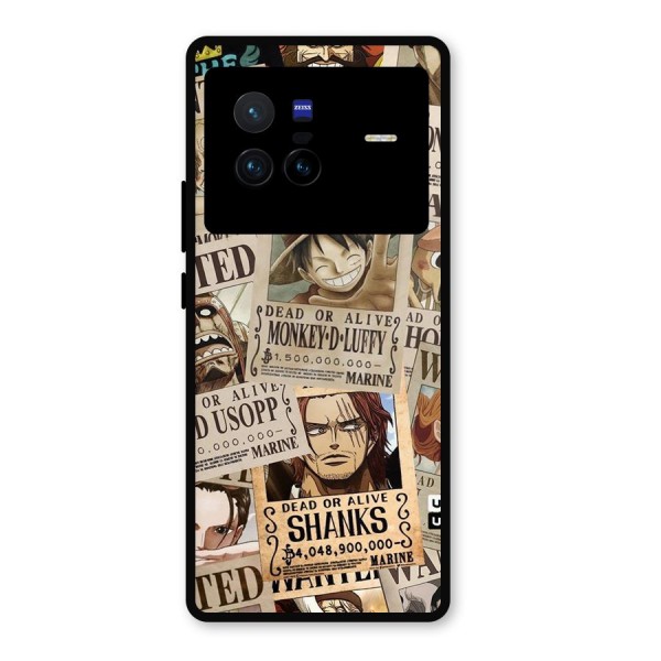 One Piece Most Wanted Metal Back Case for Vivo X80