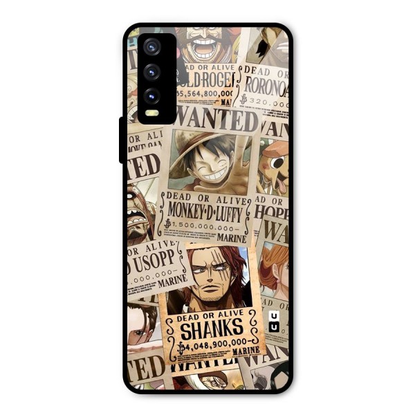One Piece Most Wanted Metal Back Case for Vivo Y20