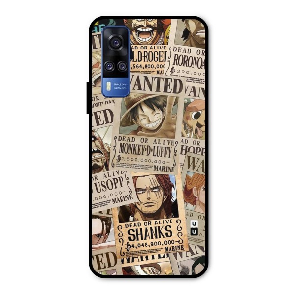 One Piece Most Wanted Metal Back Case for Vivo Y31