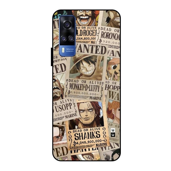 One Piece Most Wanted Metal Back Case for Vivo Y51