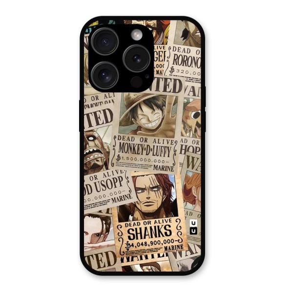 One Piece Most Wanted Metal Back Case for iPhone 15 Pro