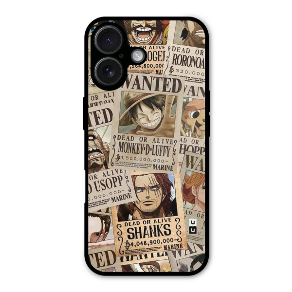 One Piece Most Wanted Metal Back Case for iPhone 16