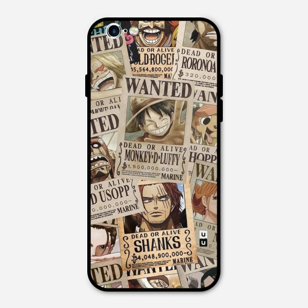 One Piece Most Wanted Metal Back Case for iPhone 6 6s