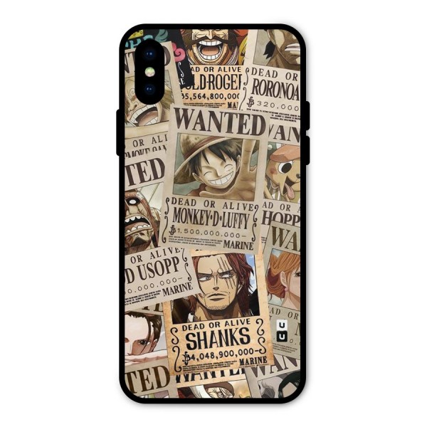 One Piece Most Wanted Metal Back Case for iPhone X