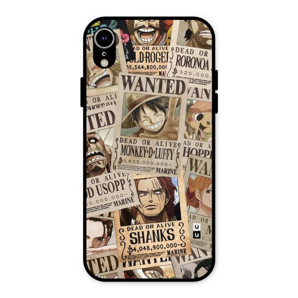One Piece Most Wanted Metal Back Case for iPhone XR