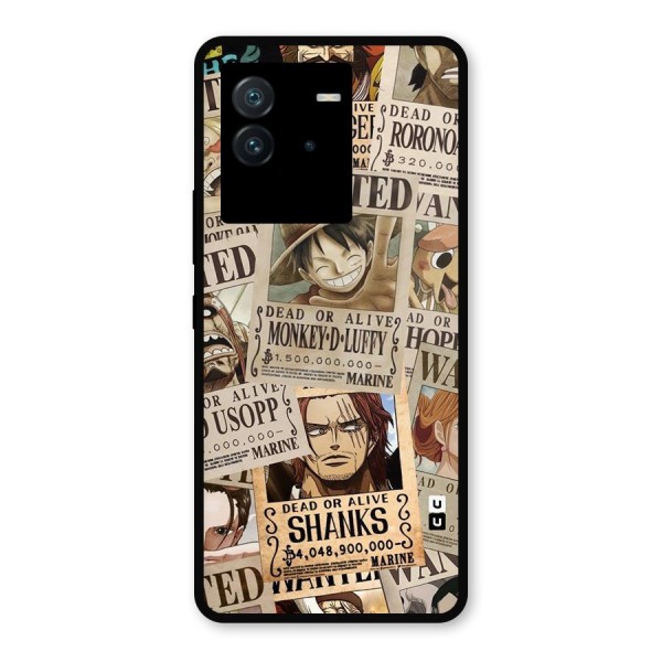 One Piece Most Wanted Metal Back Case for iQOO Neo 6 5G