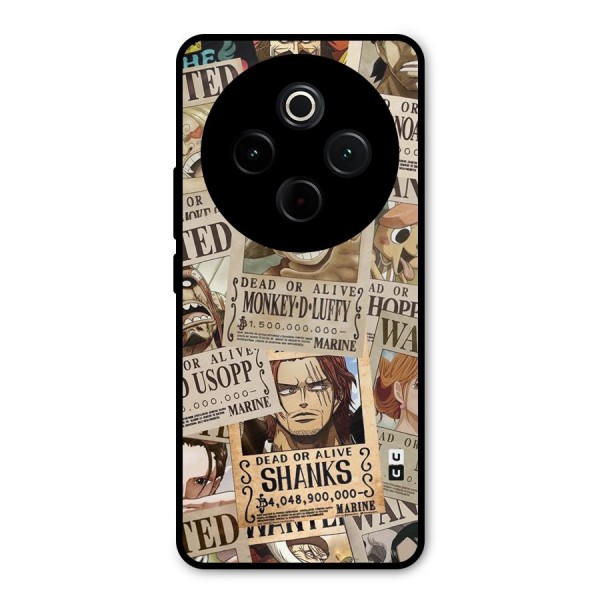 One Piece Most Wanted Metal Back Case for iQOO Z10