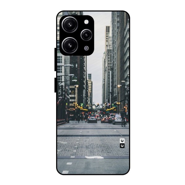 Only Streets Glass Back Case for Redmi 12 4G