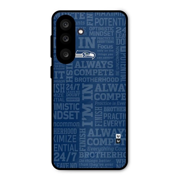 Optimistic Blue Metal Back Case for Galaxy M56