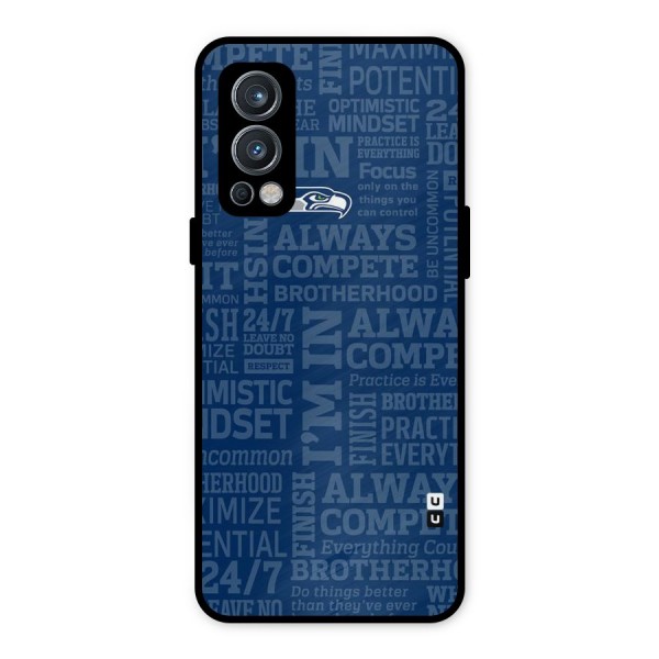 Optimistic Blue Metal Back Case for OnePlus Nord 2 5G
