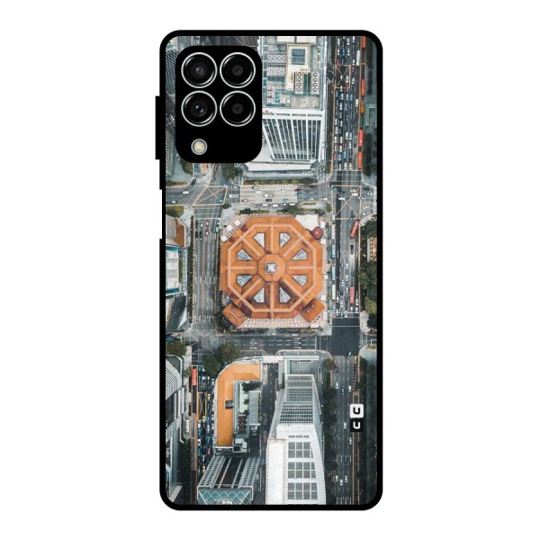 Orange Dome Metal Back Case for Galaxy M33