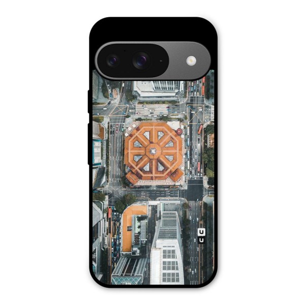 Orange Dome Metal Back Case for Google Pixel 9