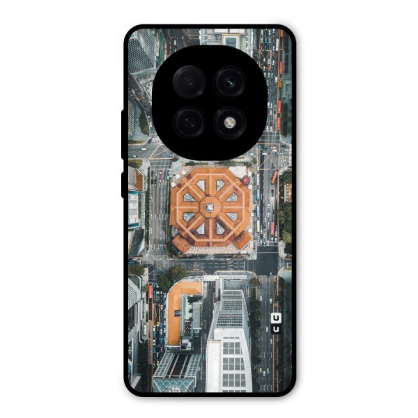 Orange Dome Metal Back Case for Oppo F29 Pro