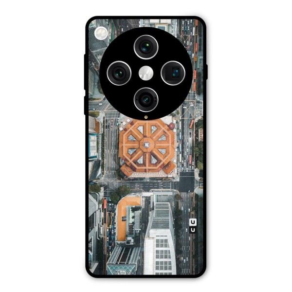 Orange Dome Metal Back Case for Oppo Find X8 Pro