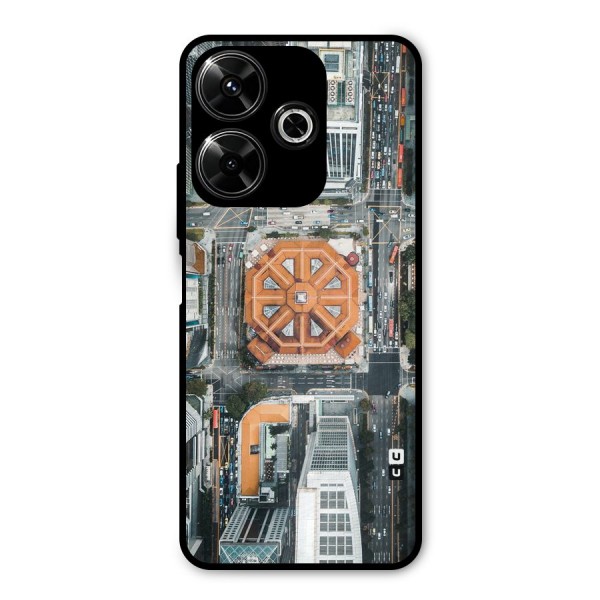 Orange Dome Metal Back Case for Redmi 13 5G
