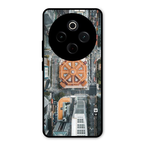 Orange Dome Metal Back Case for iQOO Z10
