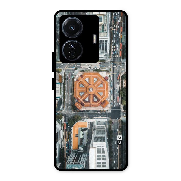 Orange Dome Metal Back Case for iQOO Z6