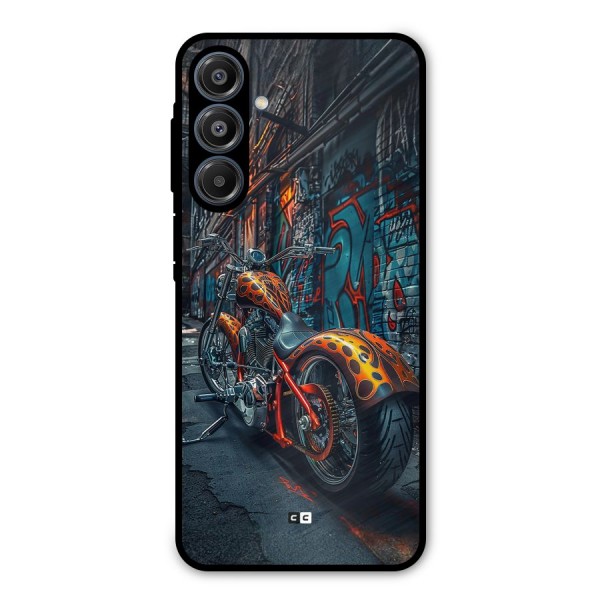 Orange Fatbike Metal Back Case for Galaxy A16 5G
