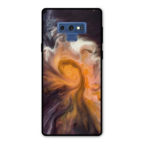 Orange Fusion Metal Back Case for Galaxy Note 9