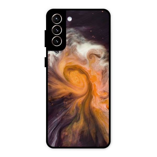Orange Fusion Metal Back Case for Galaxy S21 Plus